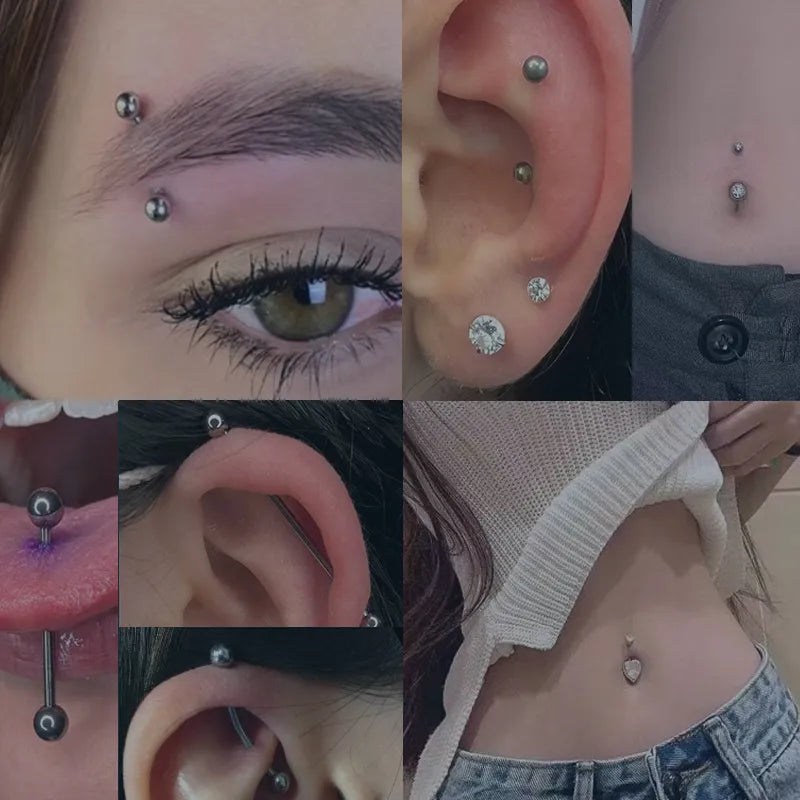 High Quality Piercing Jewelry Set Box Tool