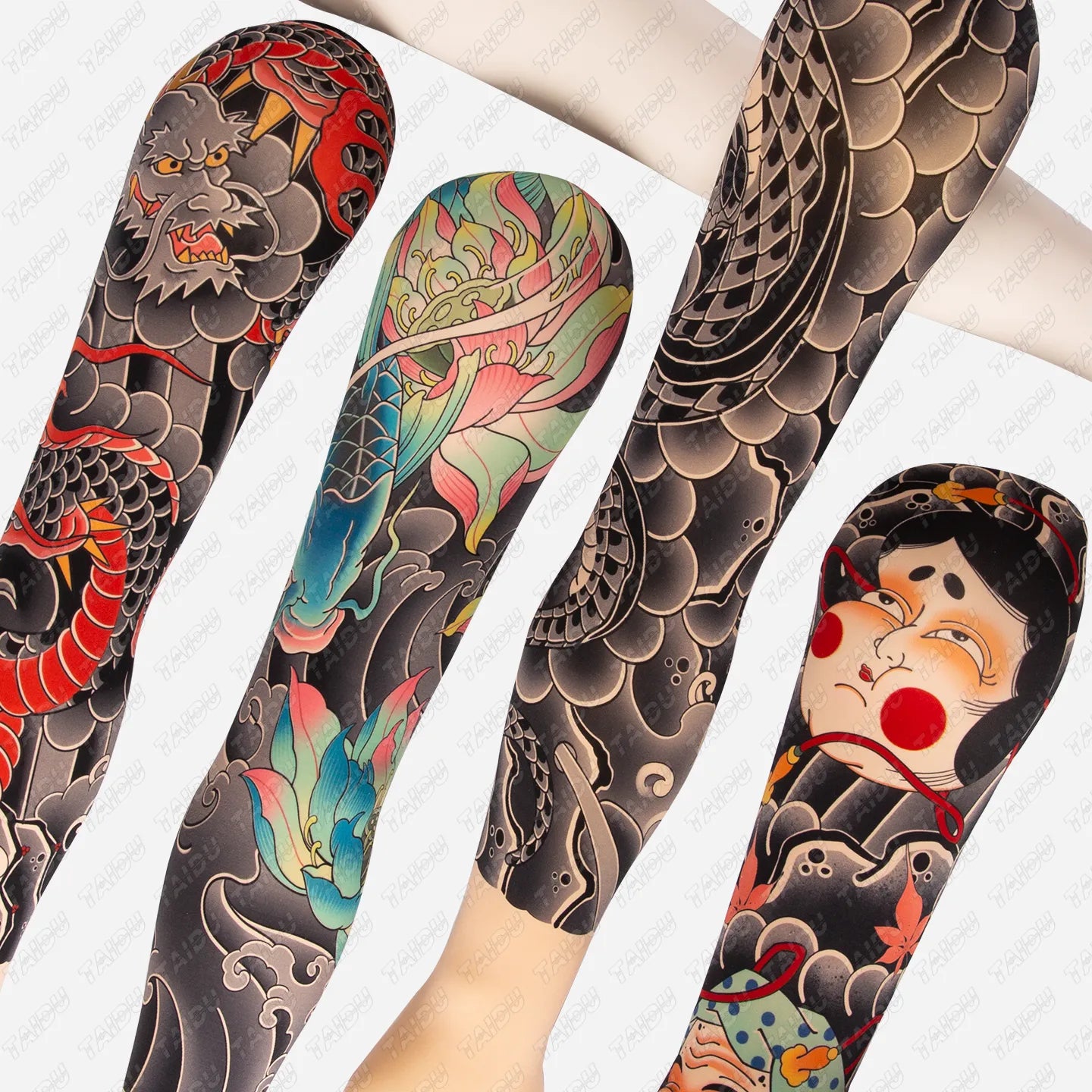 Silicone arm tattoo, suitable for practice and display