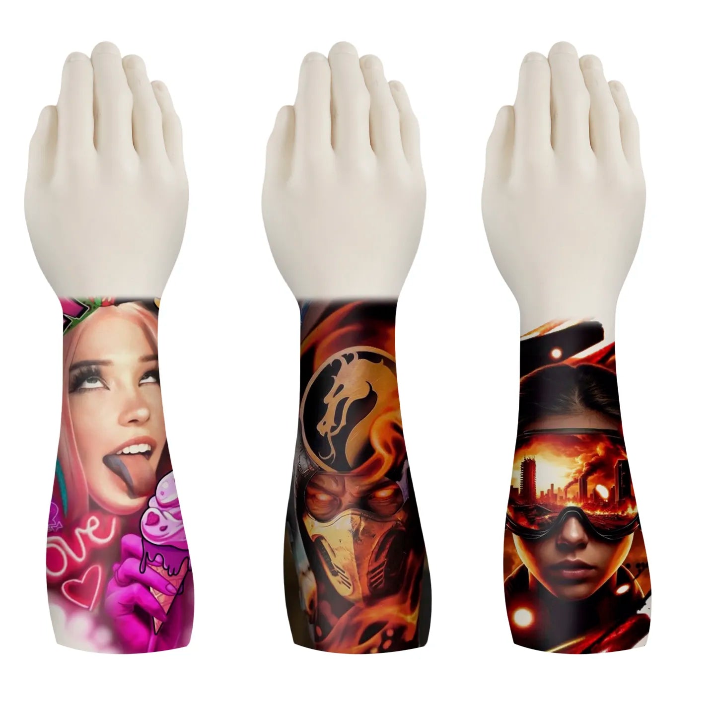 High-Quality Tattoo Practice Silicone Forearm with Hand