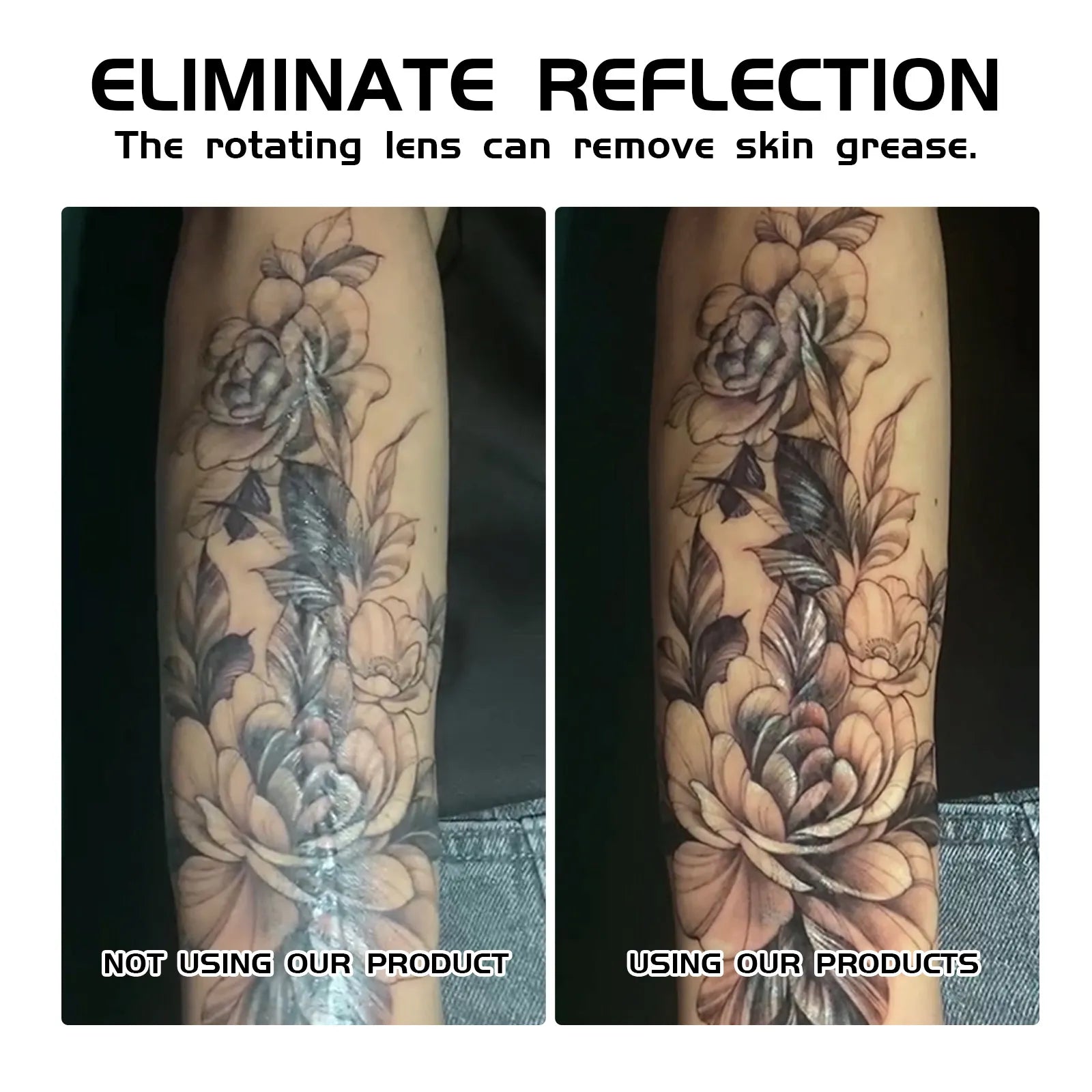 TD17 Tattoo Photography Artifact Remove Reflection Device