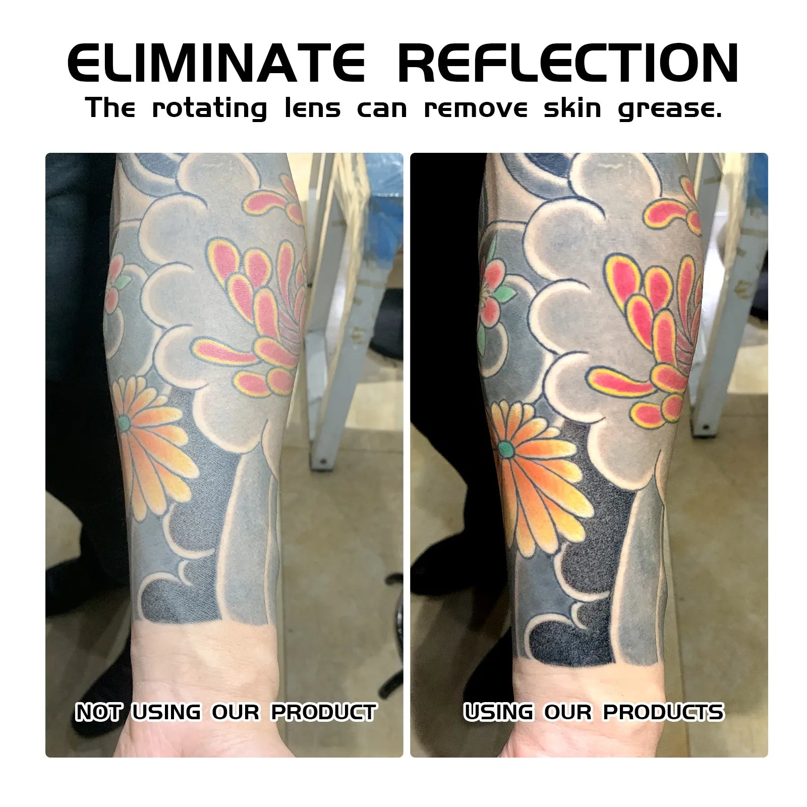 TD17 Tattoo Photography Artifact Remove Reflection Device