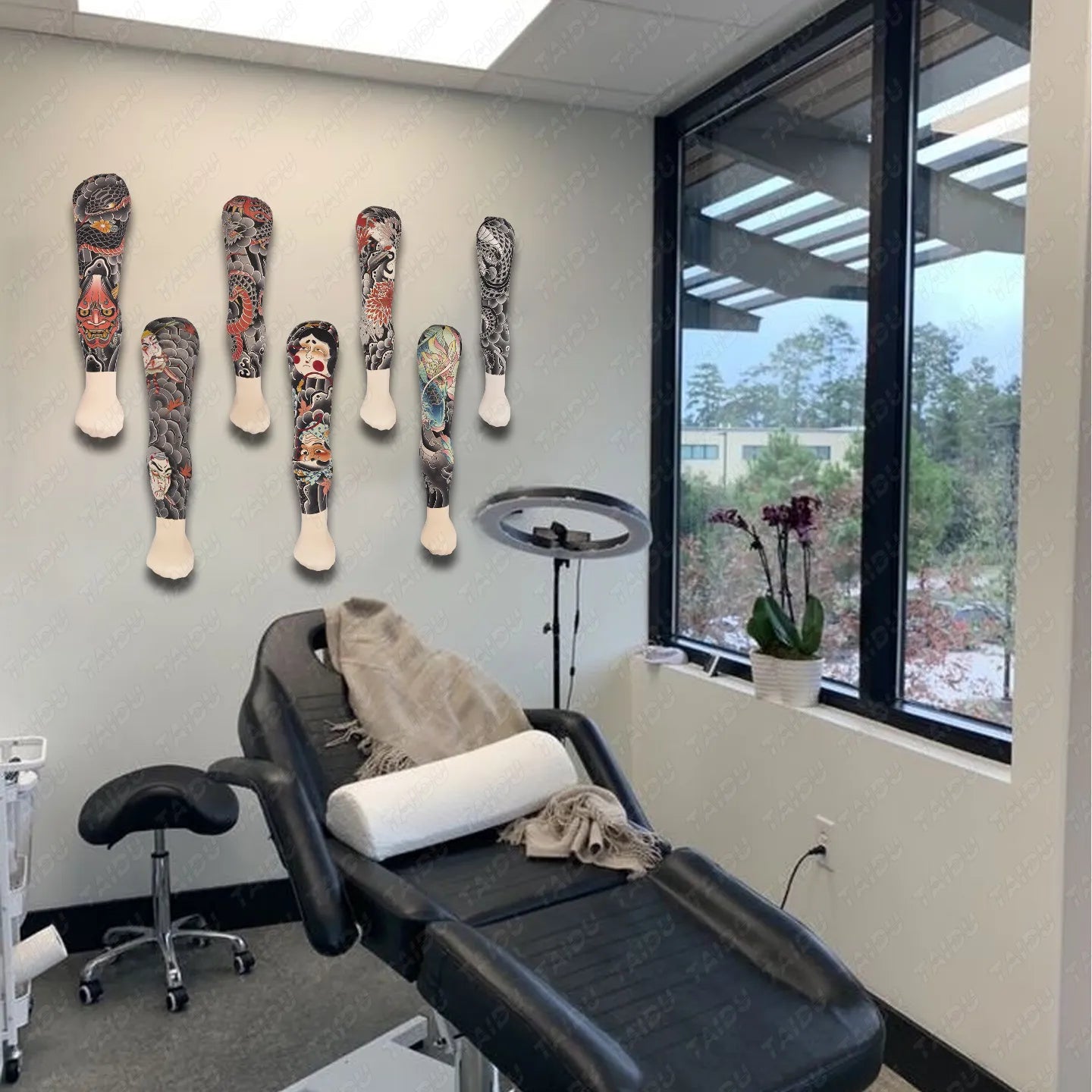 Silicone arm tattoo, suitable for practice and display