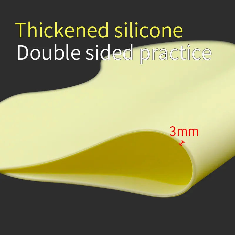 Double Side Silicone Pads Washable Tattoo Practice Skin For Beginners