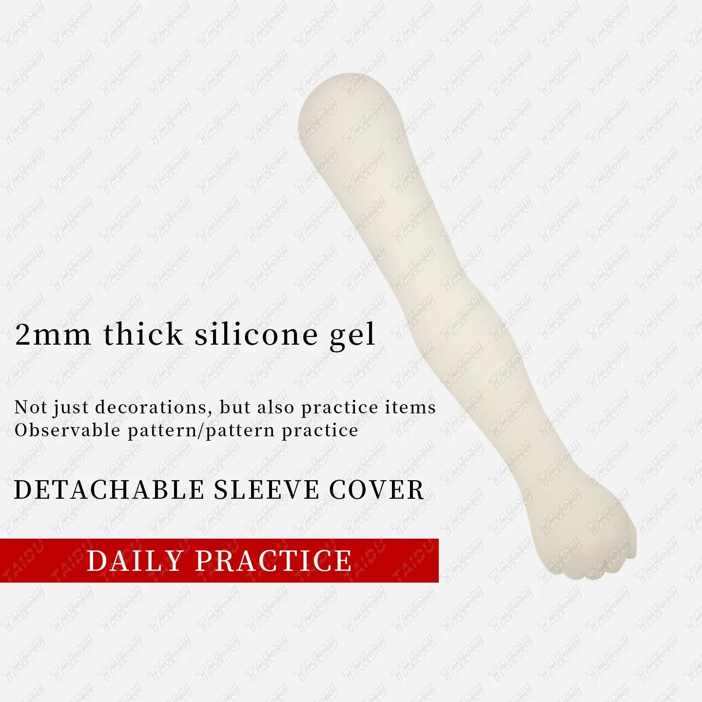 Silicone arm tattoo, suitable for practice and display