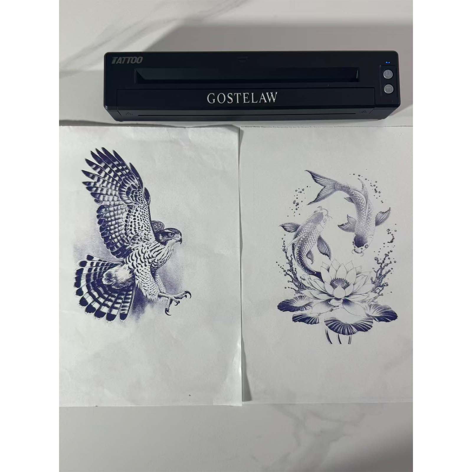 GOSTELAW Wireless Tattoo Transfer Stencil Printer- Design Wireless Tattoo Thermal Printer For Iphone