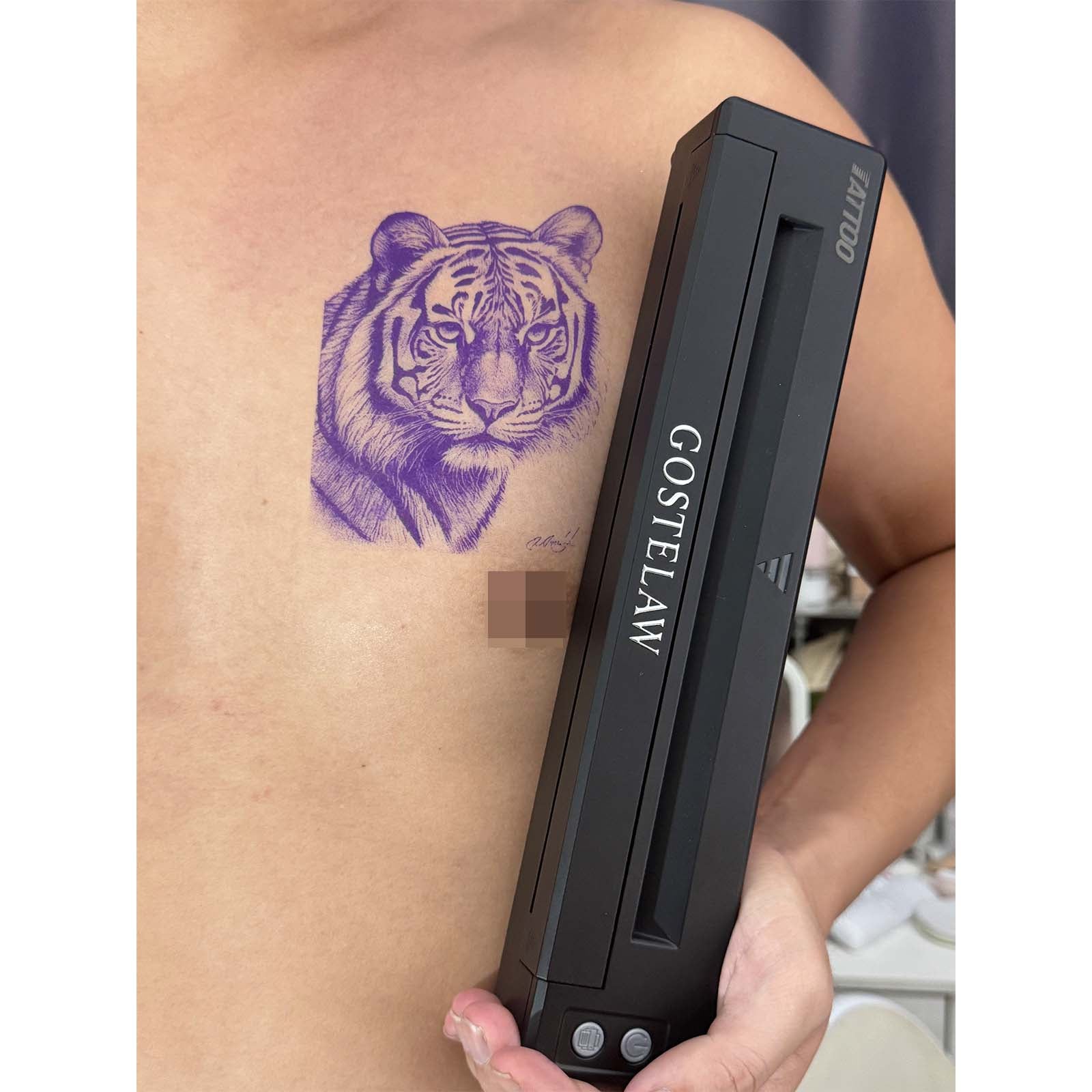 GOSTELAW Wireless Tattoo Transfer Stencil Printer- Design Wireless Tattoo Thermal Printer For Iphone