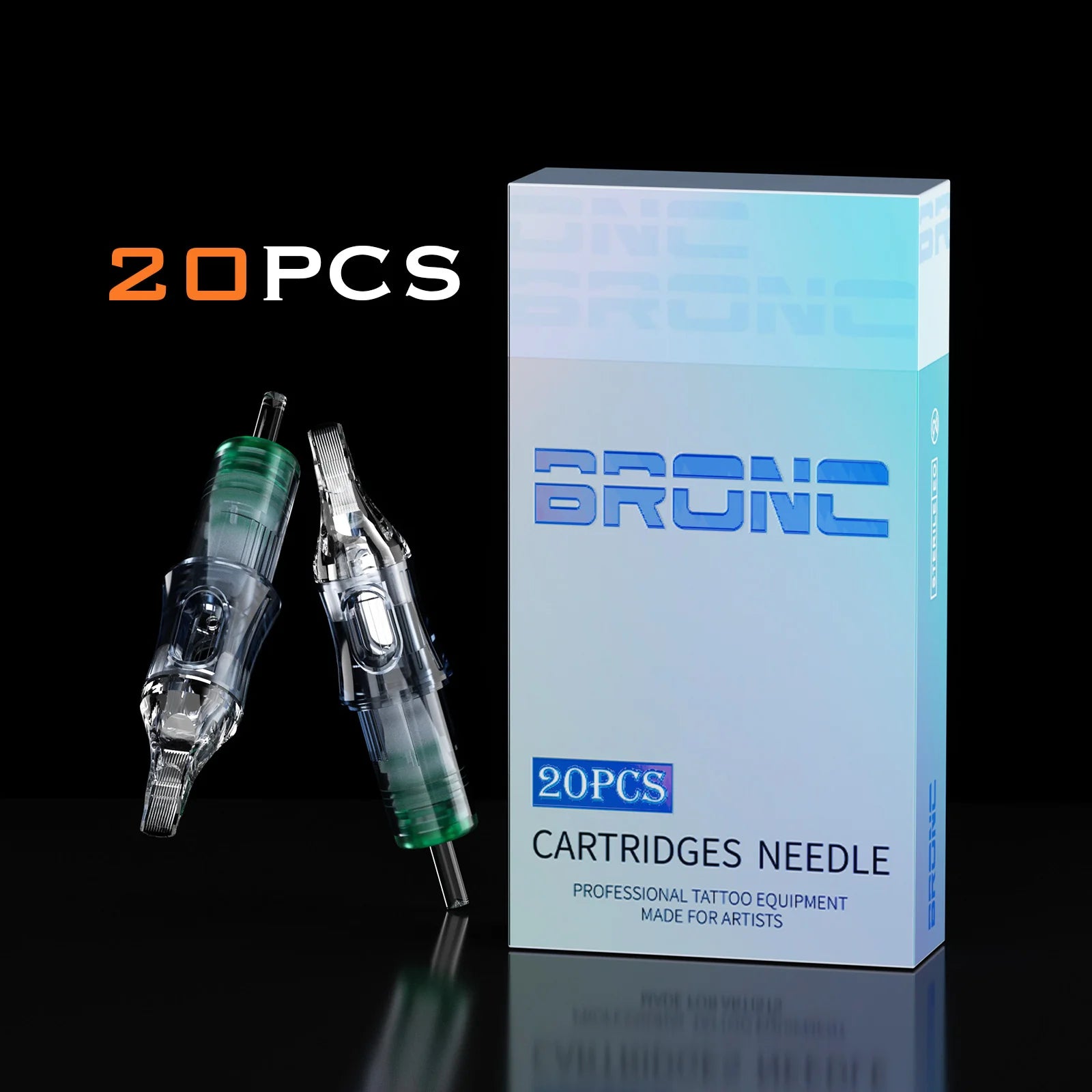 BRONC Tattoo Needle Cartridges – Magnums (20PCS)