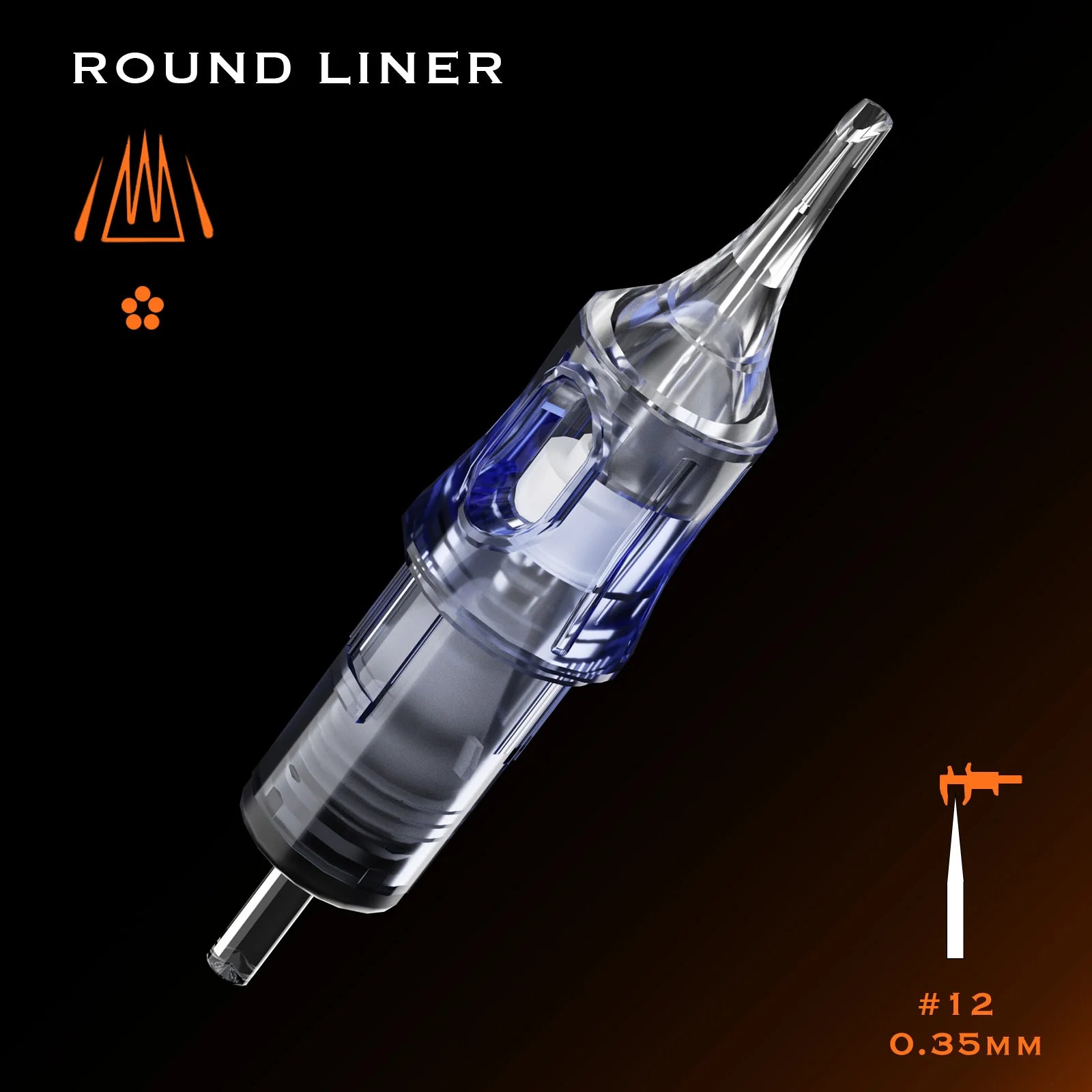 BRONC Tattoo Needle Cartridges – Round Shaders (20PCS)